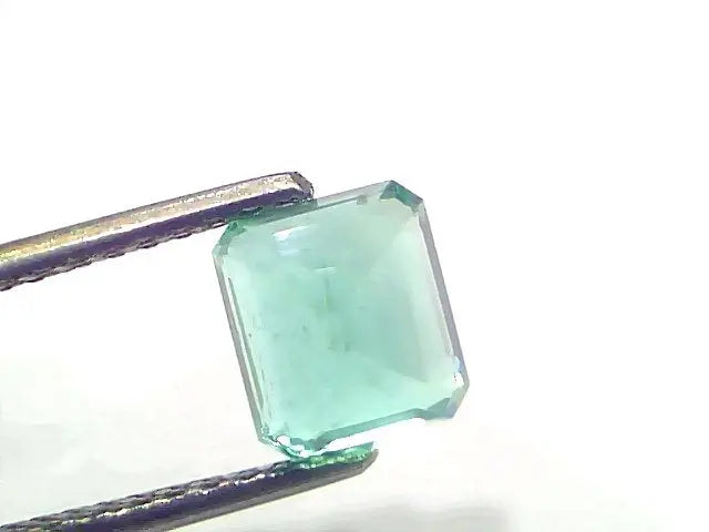 1.90 Ct GII Certified Untreated Natural Zambian Emerald Gemstone AAAAA