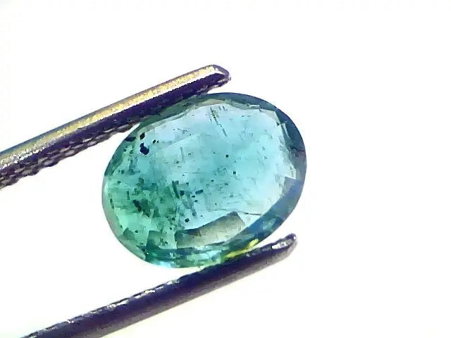 1.89 Ct Certified Untreated Natural Zambian Emerald Gemstones