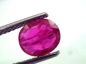 1.86 Ct Certified Unheated Untreated Natural Mozambique Ruby