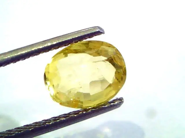 1.90 Ct Unheated Untreated Natural Ceylon Yellow Sapphire Gems