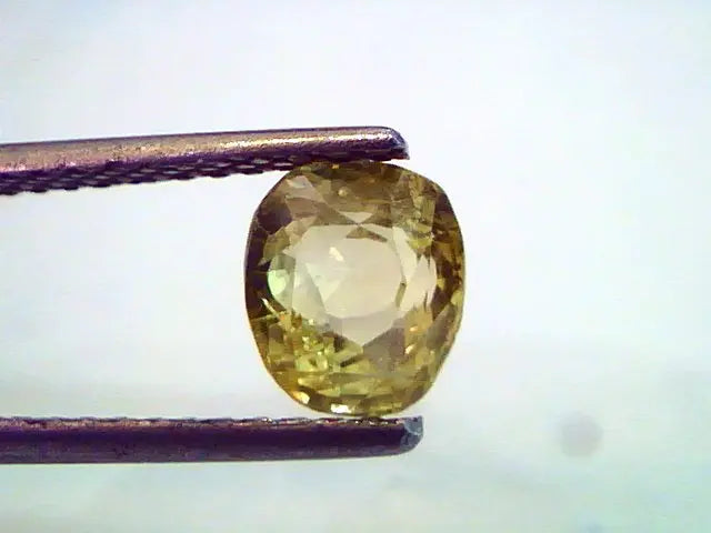 1.90 Ct Unheated Untreated Natural Ceylon Yellow Sapphire,Gems