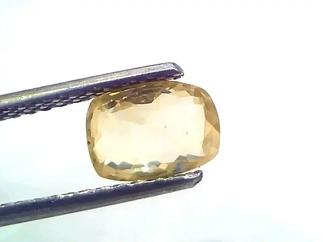 1.93 Ct Certified Unheated Untreated Natural Ceylon Yellow Sapphire - Venus Gems