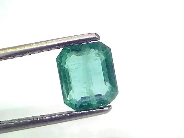 1.91 Ct GII Certified Untreated Natural Zambian Emerald Gemstone