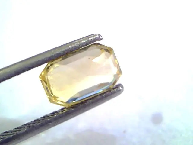 1.92 Ct Unheated Untreated Natural Ceylon Yellow Sapphire/Pukhraj