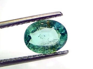 1.92 Ct GII Certified Untreated Natural Colombian Emerald Gemstone AAA