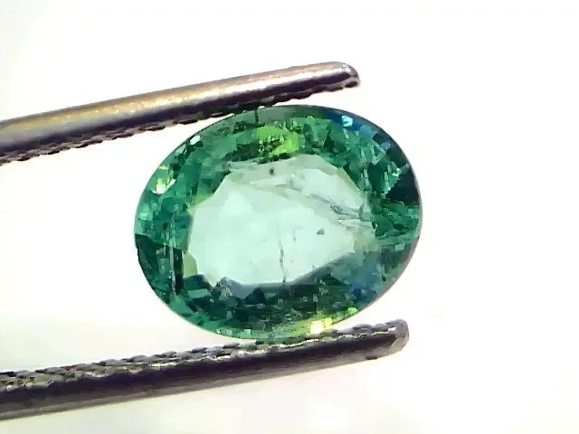 1.92 Ct GII Certified Untreated Natural Colombian Emerald Gemstone AAA - Venus Gems