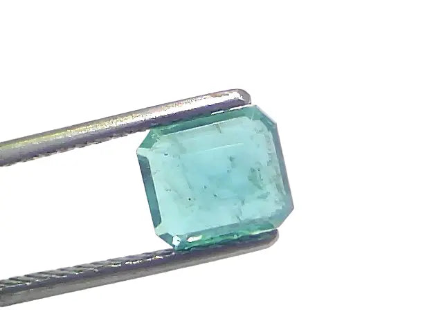 1.92 Ct GII Certified Untreated Natural Zambian Emerald Panna Gemstone