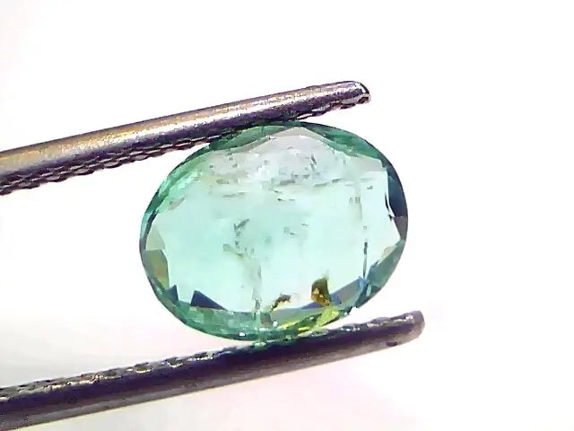 1.92 Ct GII Certified Untreated Natural Colombian Emerald Gemstone AAA