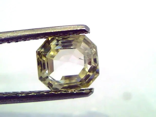 1.92 Ct Unheated Untreated Natural Ceylon Yellow Sapphire/Pukhraj
