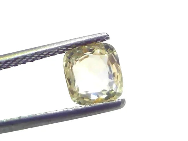 1.91 Ct Certified Unheated Untreated Natural Ceylon Yellow Sapphire - Venus Gems