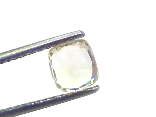 1.91 Ct Certified Unheated Untreated Natural Ceylon Yellow Sapphire - Venus Gems