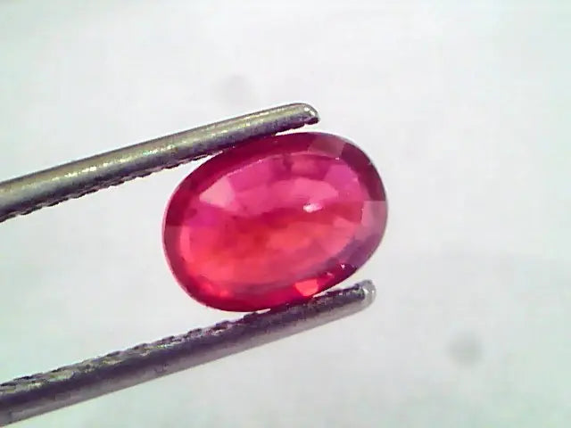 1.95 Ct Natural Ruby Gemstone Manek Gem for Sun (Heated)