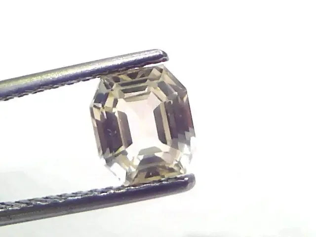 1.93 Ct Certified Unheated Untreated Natural Ceylon White Sapphire - Venus Gems
