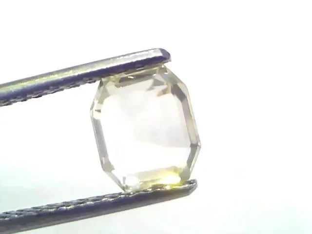 1.93 Ct Certified Unheated Untreated Natural Ceylon White Sapphire - Venus Gems