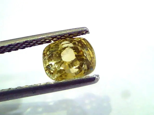 1.92 Ct Unheated Untreated Natural Ceylon Yellow Sapphire Gems