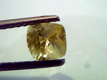 1.93 Ct Unheated Untreated Natural Ceylon Yellow Sapphire Pukhraj