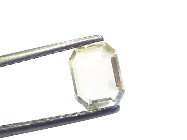 1.94 Ct Certified Unheated Untreated Natural Ceylon Yellow Sapphire - Venus Gems