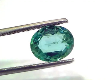1.95 Ct GII Certified Untreated Natural Zambian Emerald Gemstone AAA - Venus Gems