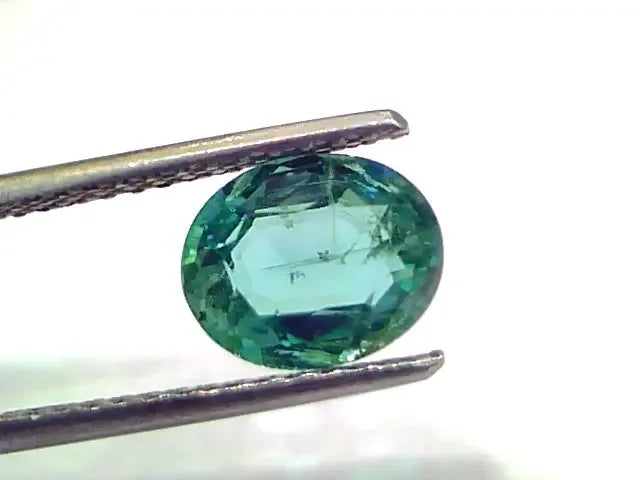 1.95 Ct GII Certified Untreated Natural Zambian Emerald Gemstone AAA - Venus Gems