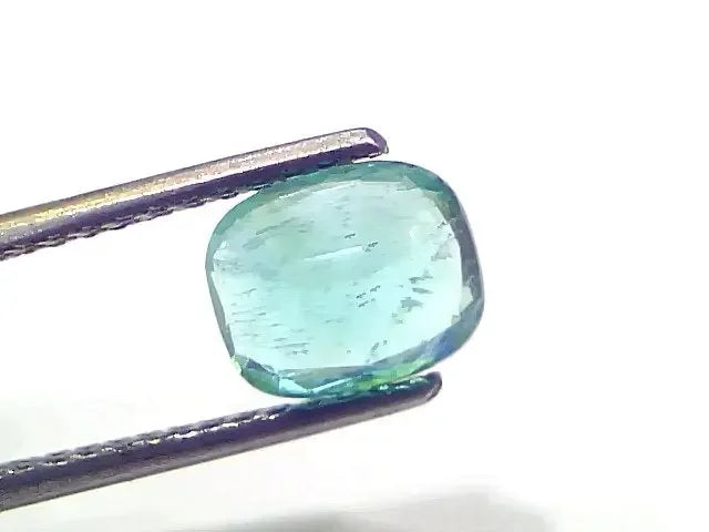 1.95 Ct Certified Untreated Natural Zambian Emerald Gemstone Panna - Venus Gems