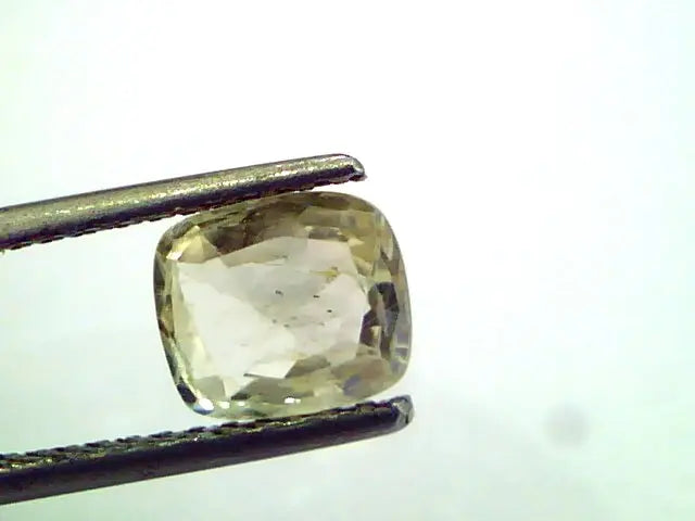 1.90 Ct Unheated Untreated Natural Ceylon Yellow Sapphire Pukhraj