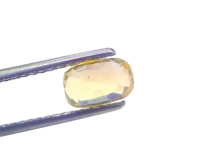 1.95 Ct GII Certified Unheated Untreated Natural Ceylon Yellow Sapphire - Venus Gems