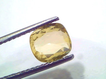1.95 Ct Certified Unheated Natural Ceylon Yellow Sapphire Pukhraj – 2.14 Ratti