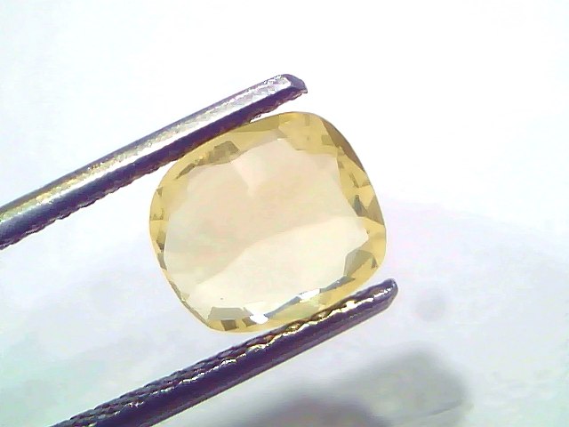 1.95 Ct Certified Unheated Natural Ceylon Yellow Sapphire Pukhraj – 2.14 Ratti
