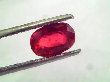 1.98 Ct Natural Ruby Gemstone Manek Gem for Sun (Heated)