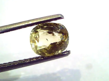 1.96 Ct Unheated Untreated Natural Ceylon Yellow Sapphire Gems