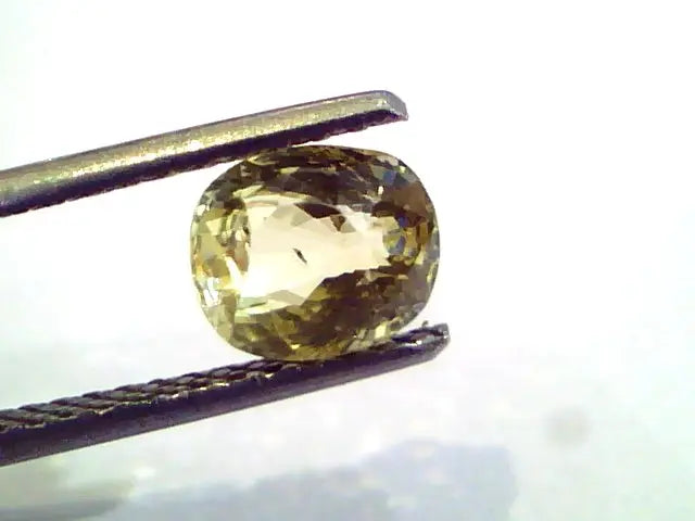 1.96 Ct Unheated Untreated Natural Ceylon Yellow Sapphire Gems