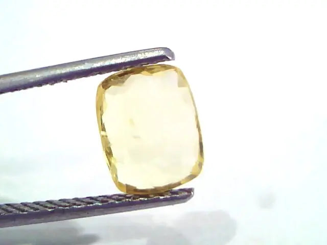 1.99 Ct Unheated Untreated Natural Ceylon Yellow Sapphire Pukhraj