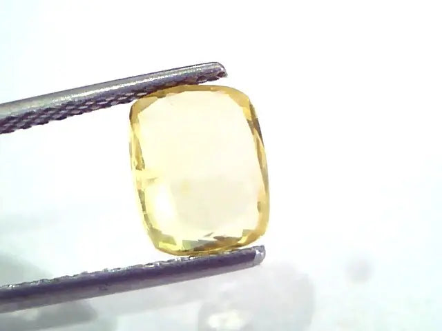 1.99 Ct Unheated Untreated Natural Ceylon Yellow Sapphire Pukhraj
