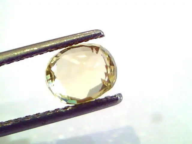1.96 Ct Unheated Untreated Natural Ceylon Yellow Sapphire Gems