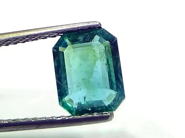 1.98 Ct GII Certified Untreated Natural Zambian Emerald Gemstone AAA - Venus Gems
