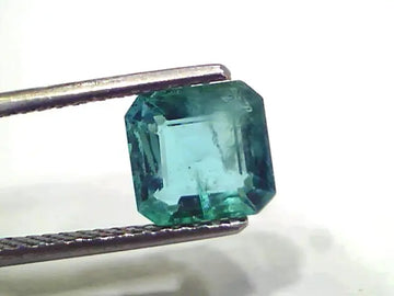 1.98 Ct GII Certified Untreated Natural Zambian Emerald Gems AA