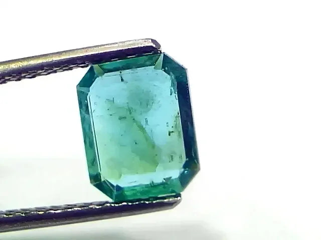 1.98 Ct GII Certified Untreated Natural Zambian Emerald Gemstone AAA - Venus Gems