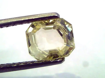 1.98 Ct Unheated Untreated Natural Ceylon Yellow Sapphire/Pukhraj
