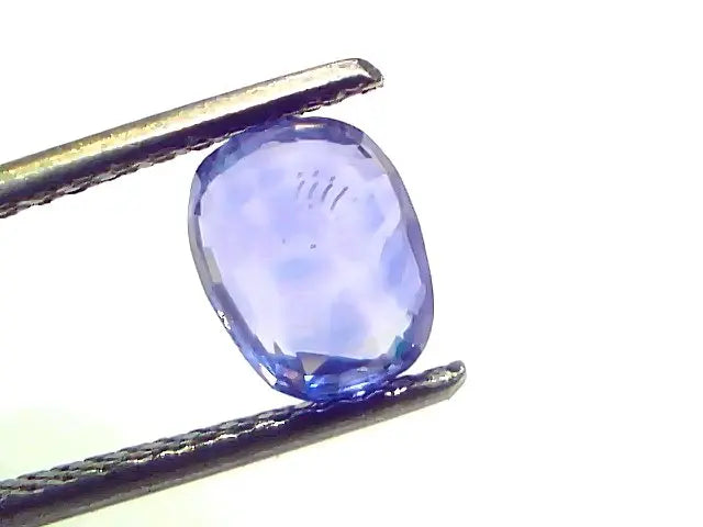 1.99 Ct IGI Certified Unheaated Untreated Natural Ceylon Blue Sapphire AA