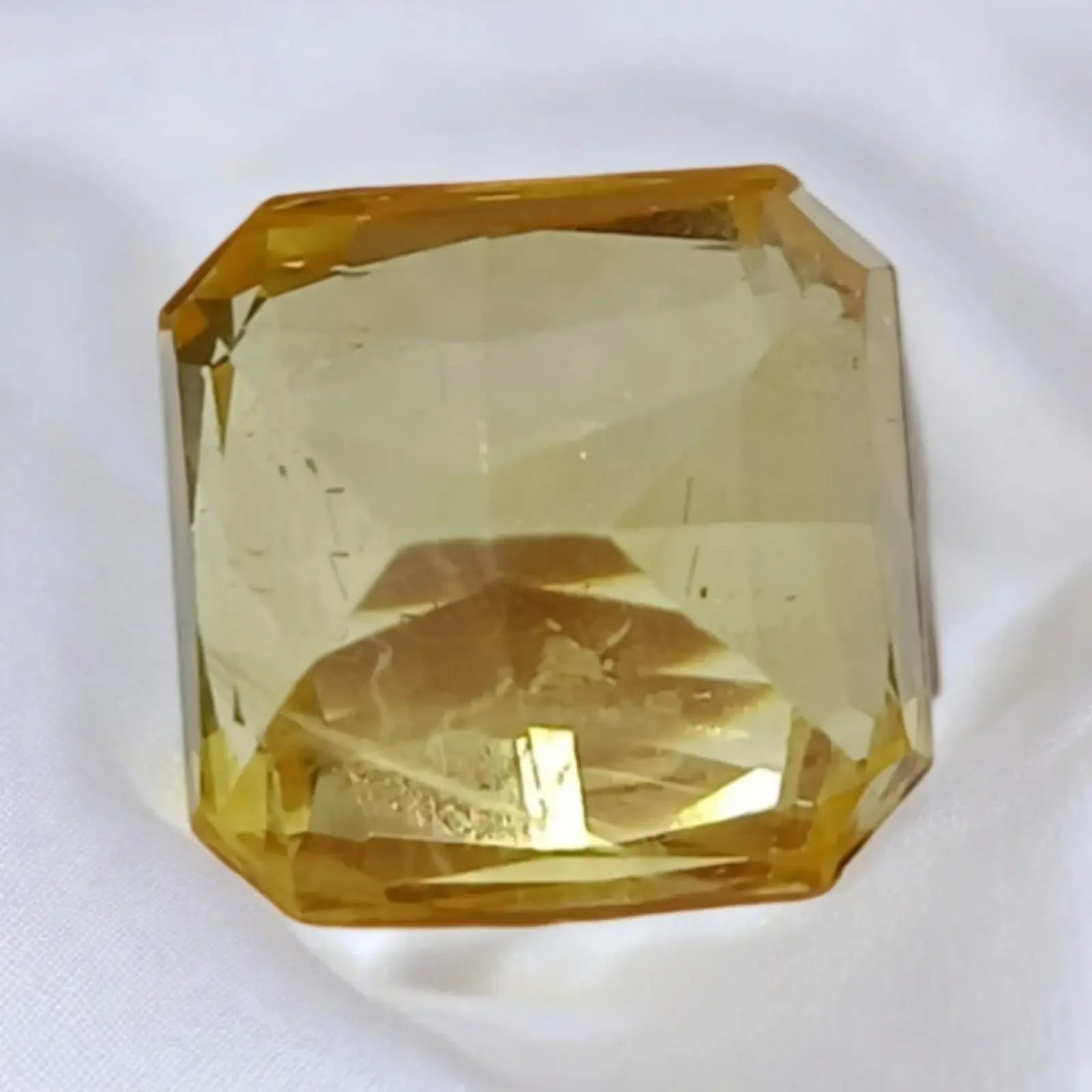 Huge 10.07 Ct Unheated Untreated Natural Ceylon Yellow Sapphire - Venus Gems