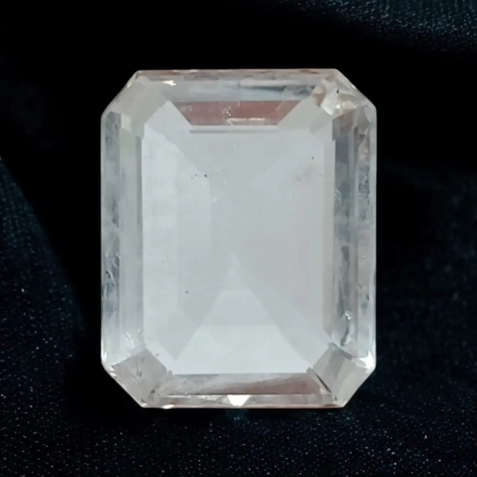 Huge 10.11 Ct IGI Certified Unheated Untreated Natural Ceylon White Sapphire - Venus Gems