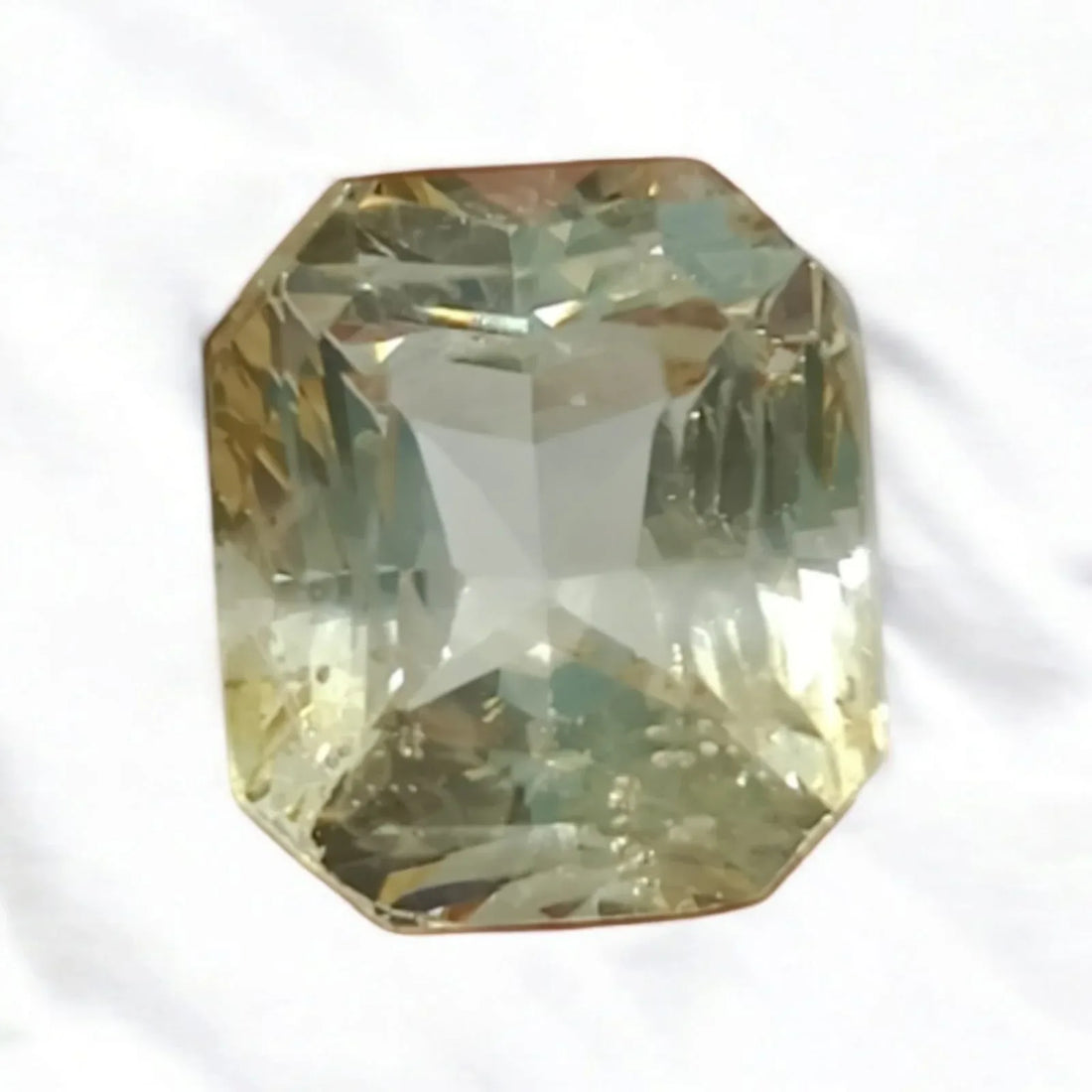 Huge 10.11 Ct IGI Certified Unheated Untreated Natural Ceylon Yellow Sapphire - Venus Gems