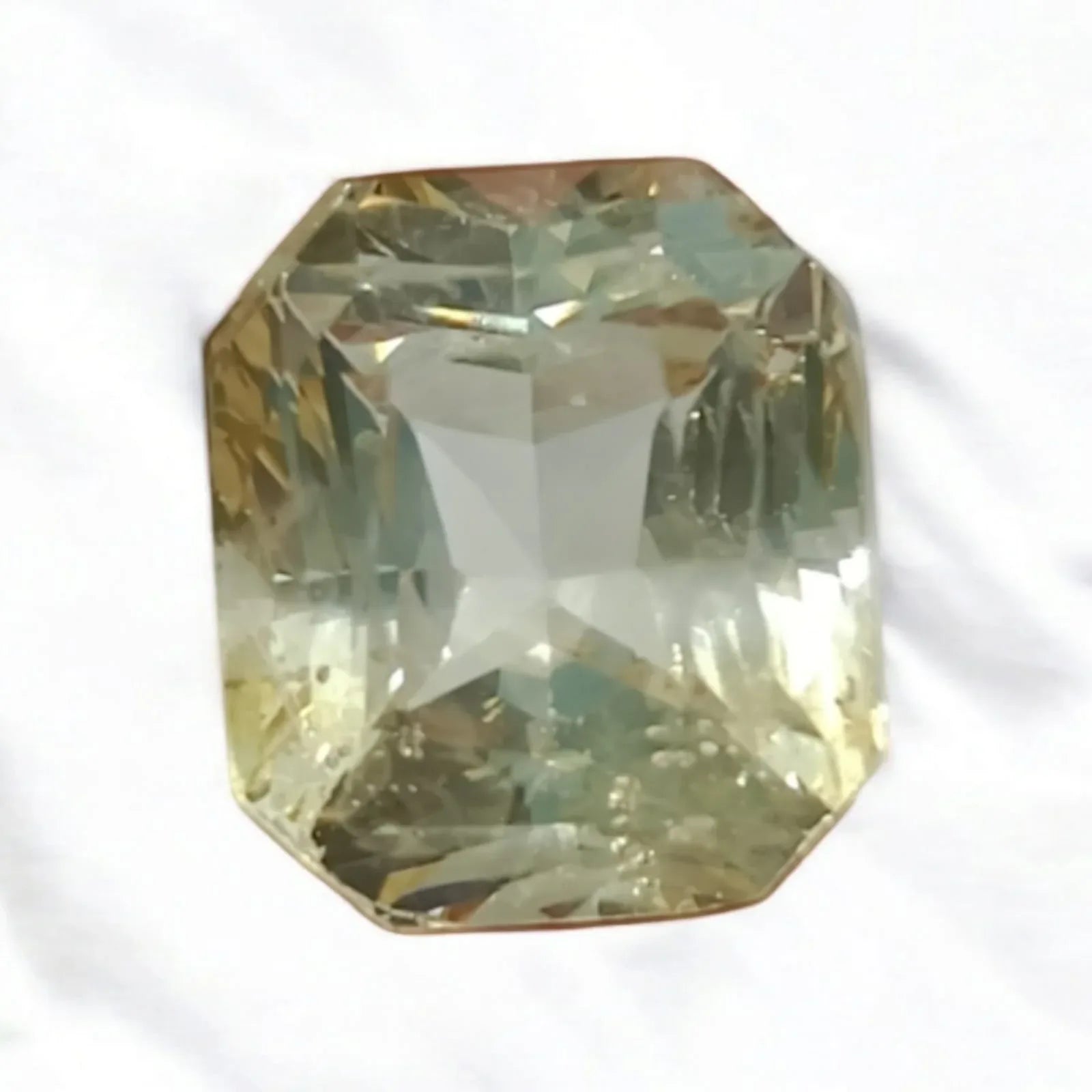 Huge 10.11 Ct IGI Certified Unheated Untreated Natural Ceylon Yellow Sapphire - Venus Gems