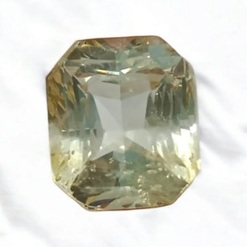 Huge 10.11 Ct IGI Certified Unheated Untreated Natural Ceylon Yellow Sapphire - Venus Gems