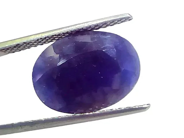 Huge 10.18 Ct Certified Unheated Untreated African Blue Sapphire Gemstone - Venus Gems