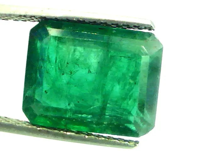 9.69 Ct Untreated Natural Zambian Emerald Premium Green AAA