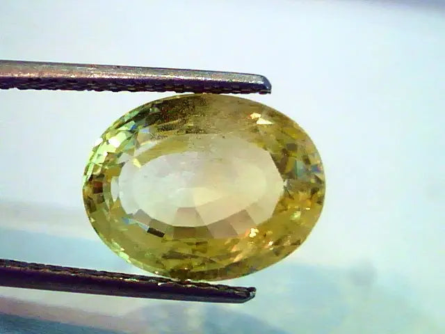 Huge 10.33 Ct Unheated Untreated Natural Ceylon Yellow Sapphire