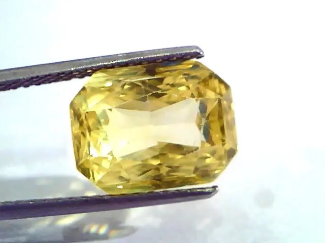 Huge 10.33 Ct Unheated Untreated Natural Ceylon Yellow Sapphire Gems