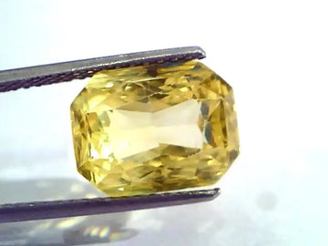 Huge 10.33 Ct Unheated Untreated Natural Ceylon Yellow Sapphire Gems