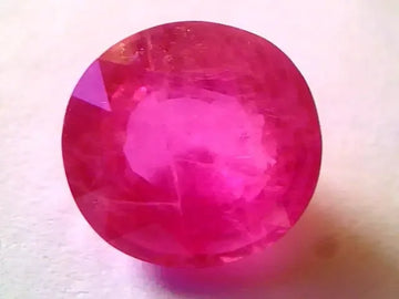 Huge 10.33 Ct Untreated Natural Old Burma Mines Rare Burma Ruby - Venus Gems